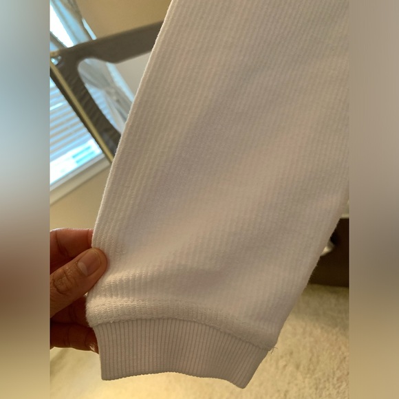 Cozy White Women's Sweatshirt - Picture 5 of 6